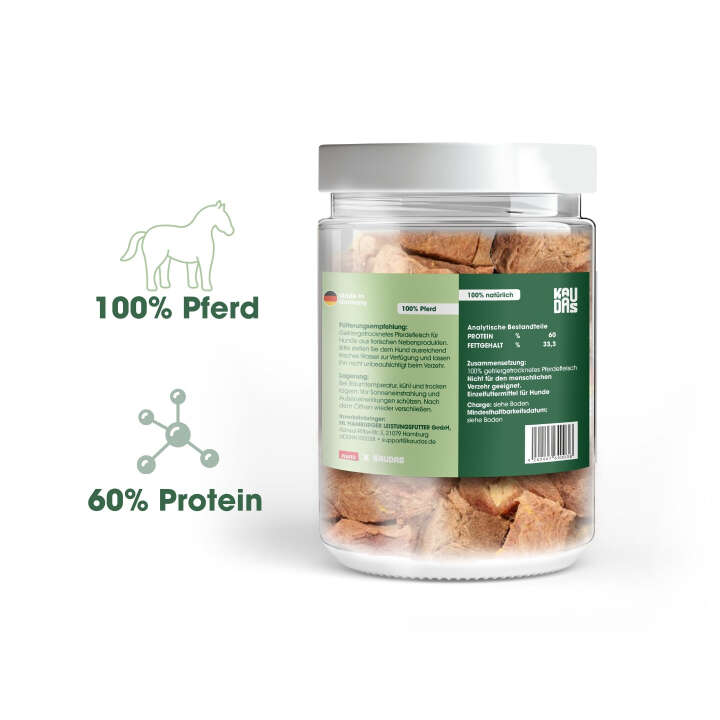 KAUDAS Hundeleckerli PferdPur Natursnack